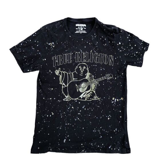 RARE True Religion Shirt Splatter Short Sleeve T Shirt Small - Picture 5 of 10
